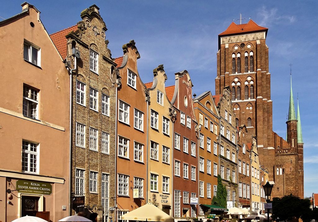 Budynki w Gdańsku